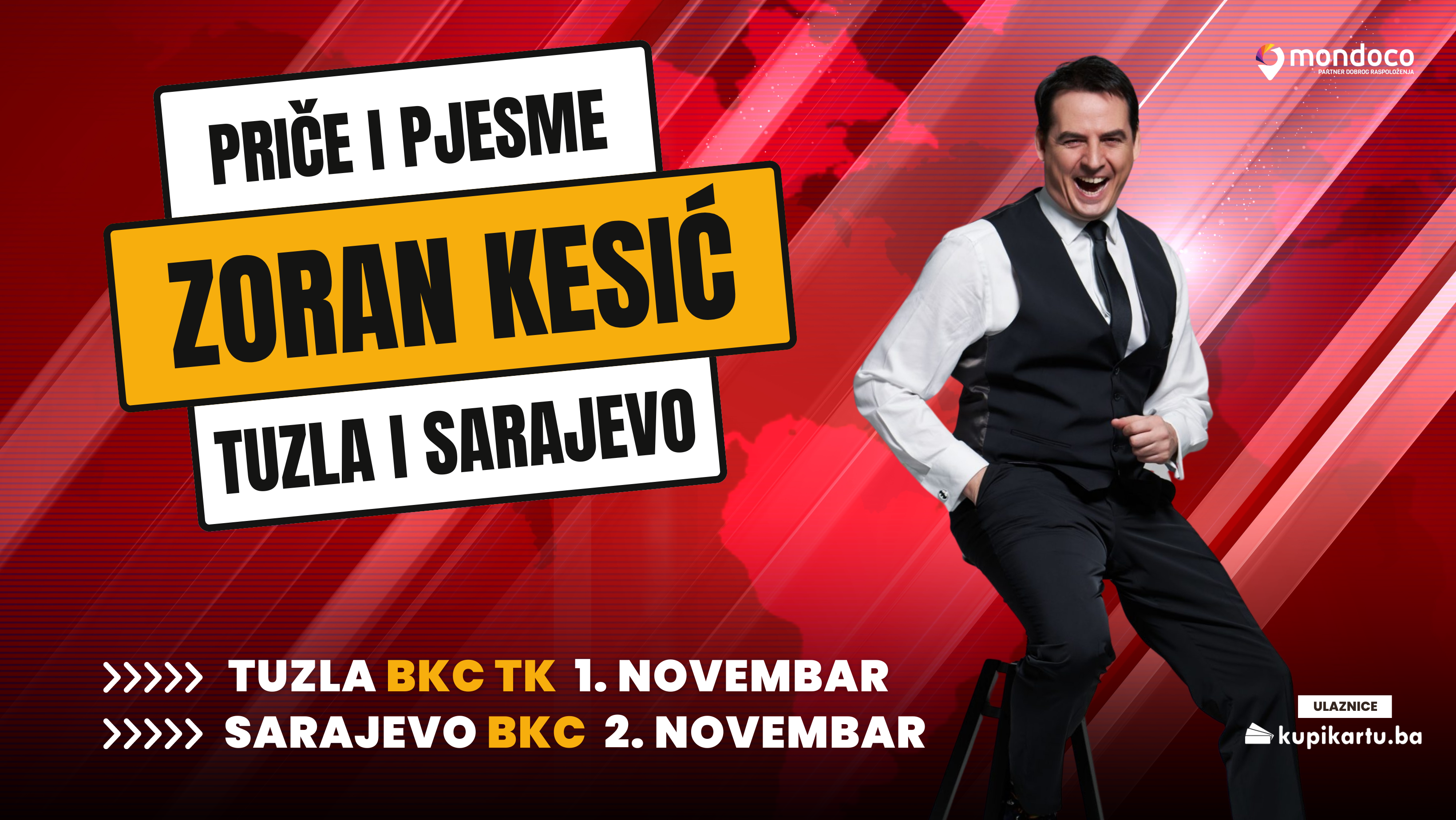 KESIĆ U NOVEMBRU U TUZLI I SARAJEVU