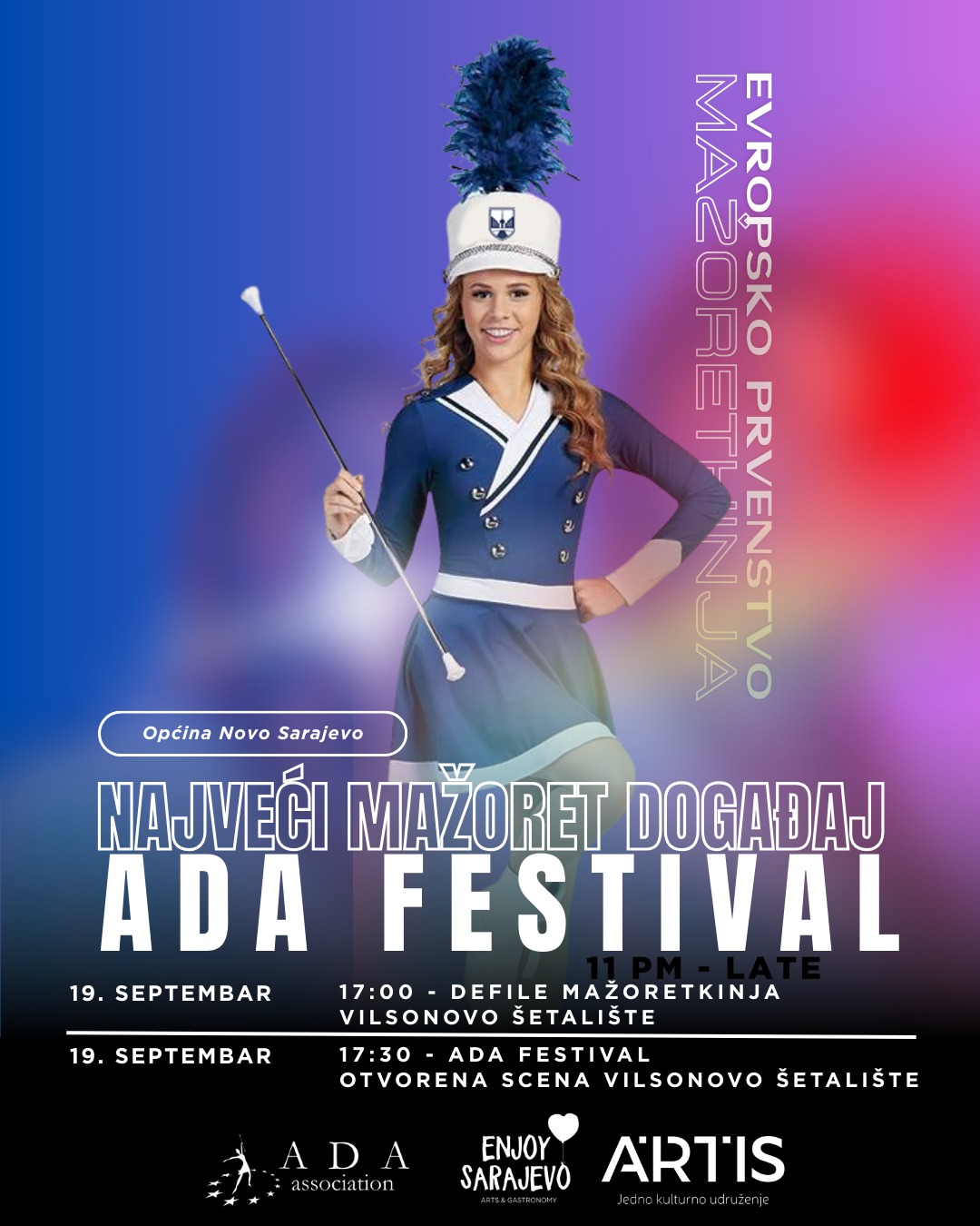 Stiže najveći mažoret događaj godine! Svečani defile mažoretkinja i ADA festival na Vilsonovom šetalištu