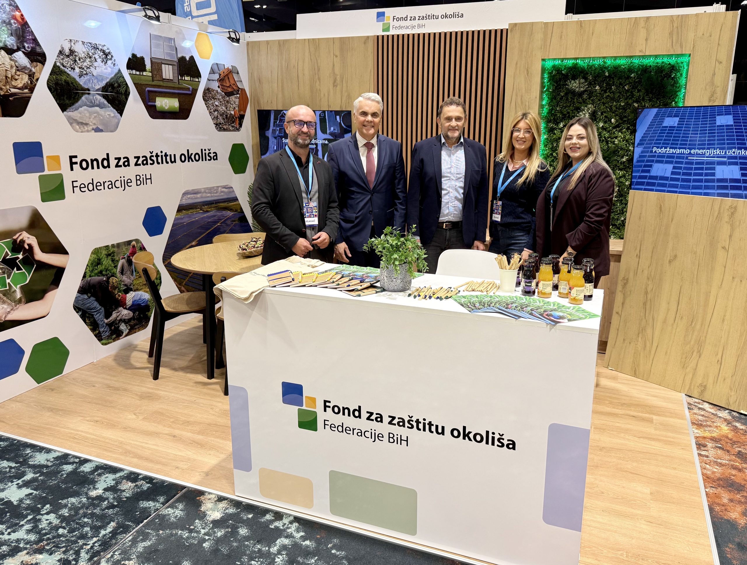 Fond za zaštitu okoliša FBiH učestvovao na sajmu 100 EXPO – Međunarodnom sajmu privrede 2025.