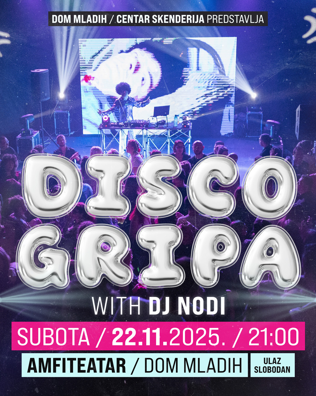Nova Disco Gripa u Domu mladih