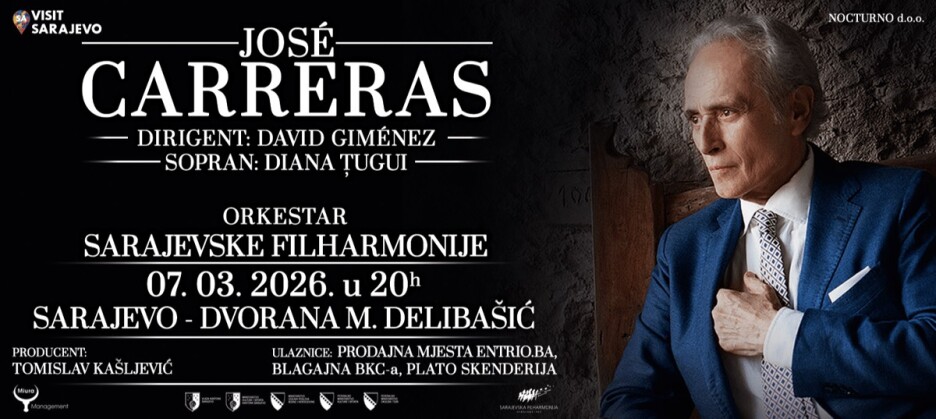 Sarajevo će 7.marta biti kulturni centar: Spektakl Josea Carrerasa u režiji uspješnog Zeničanina
