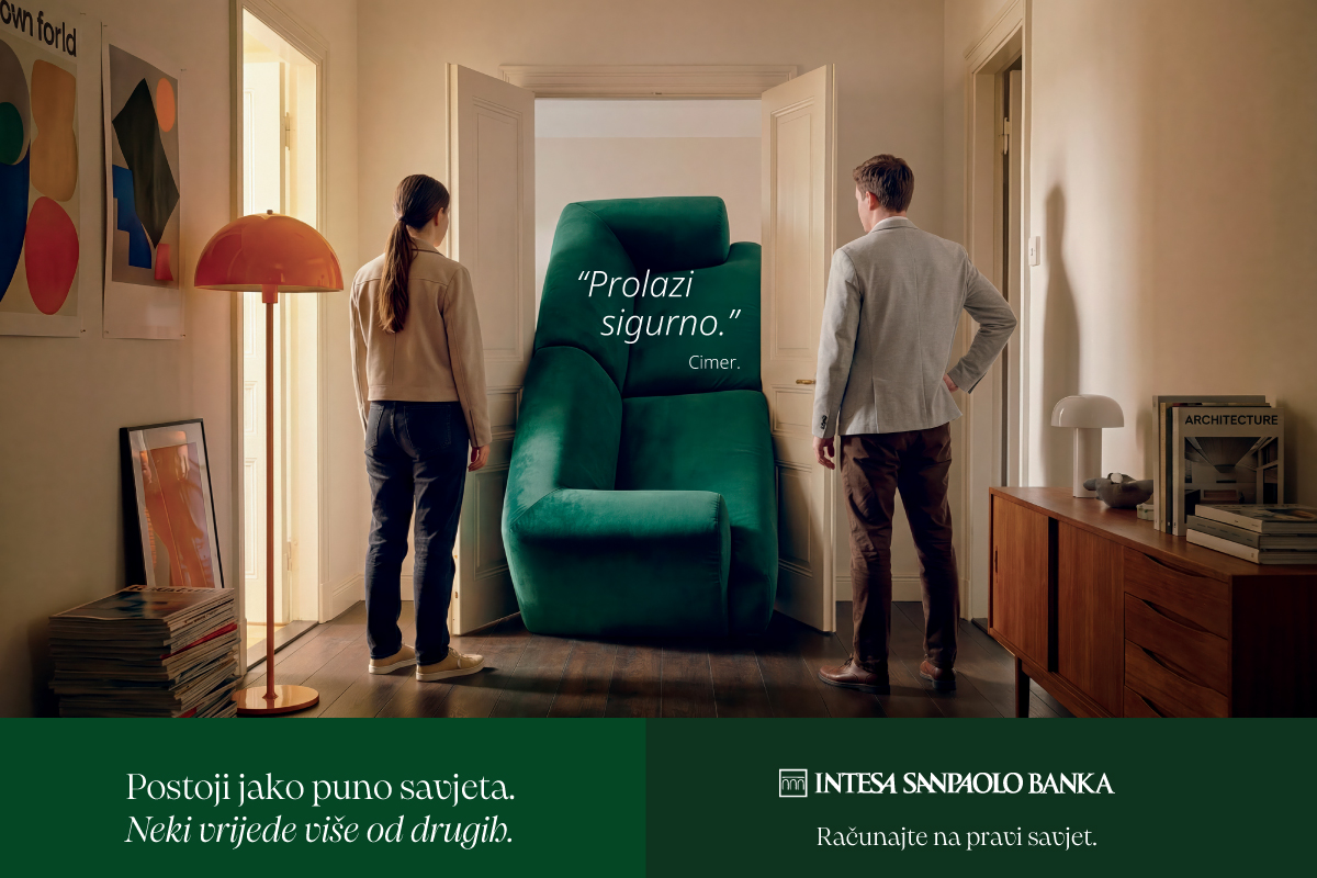 “Računajte na pravi savjet” – novo pozicioniranje brenda Intesa SanpaoloBanke