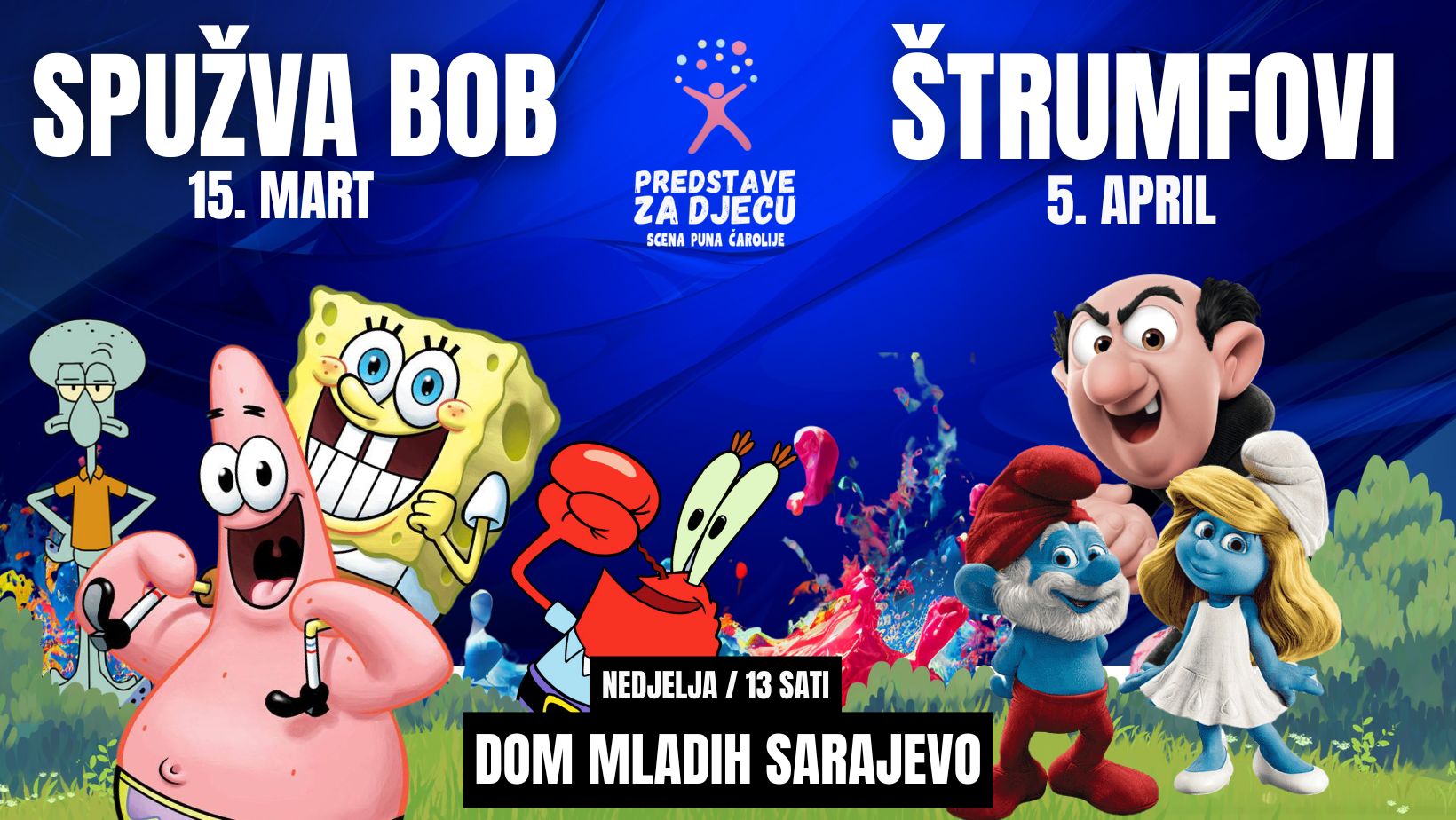 SCENA PUNA ČAROLIJE ZA DJECU U DOMU MLADIH