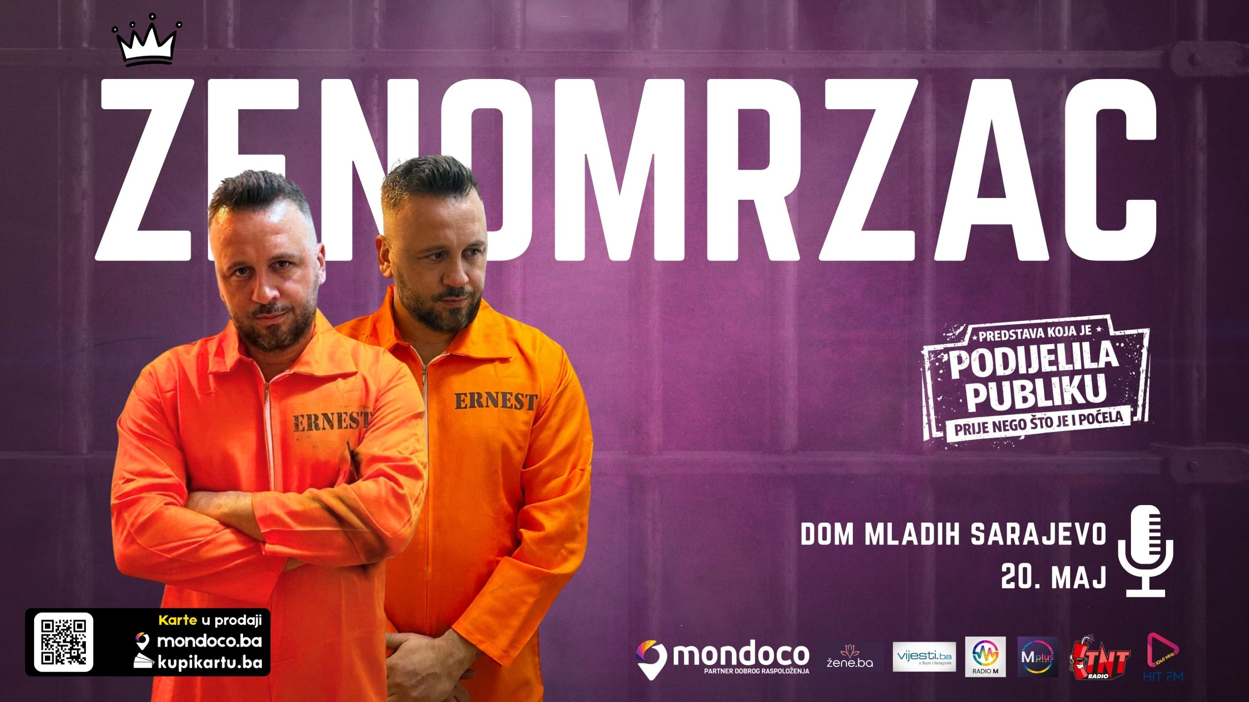 PREMIJERA PREDSTAVE ŽENOMRZAC U SARAJEVU