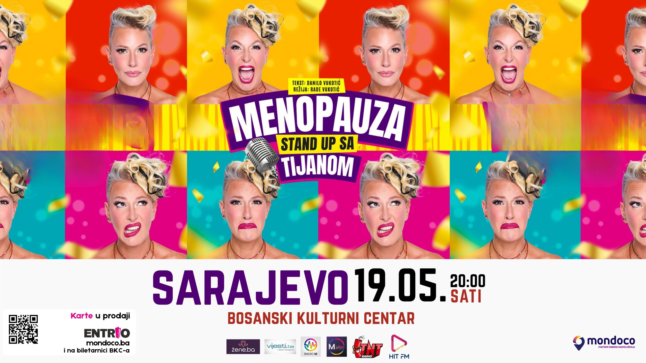 HIT KOMEDIJA MENOPAUZA – monodrama s Tijanom Dapčević ponovo u Sarajevu