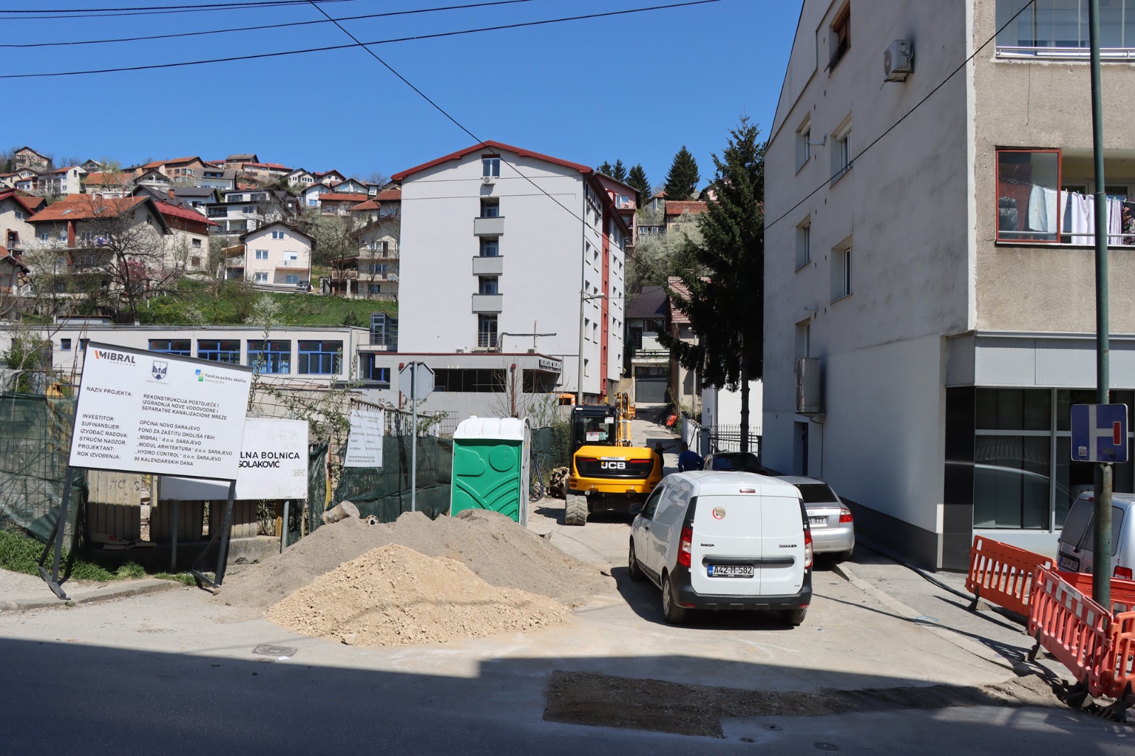 Počeli radovi na izgradnji i rekonstrukciji vodovodne i kanalizacione mreže u ulici Krivajska