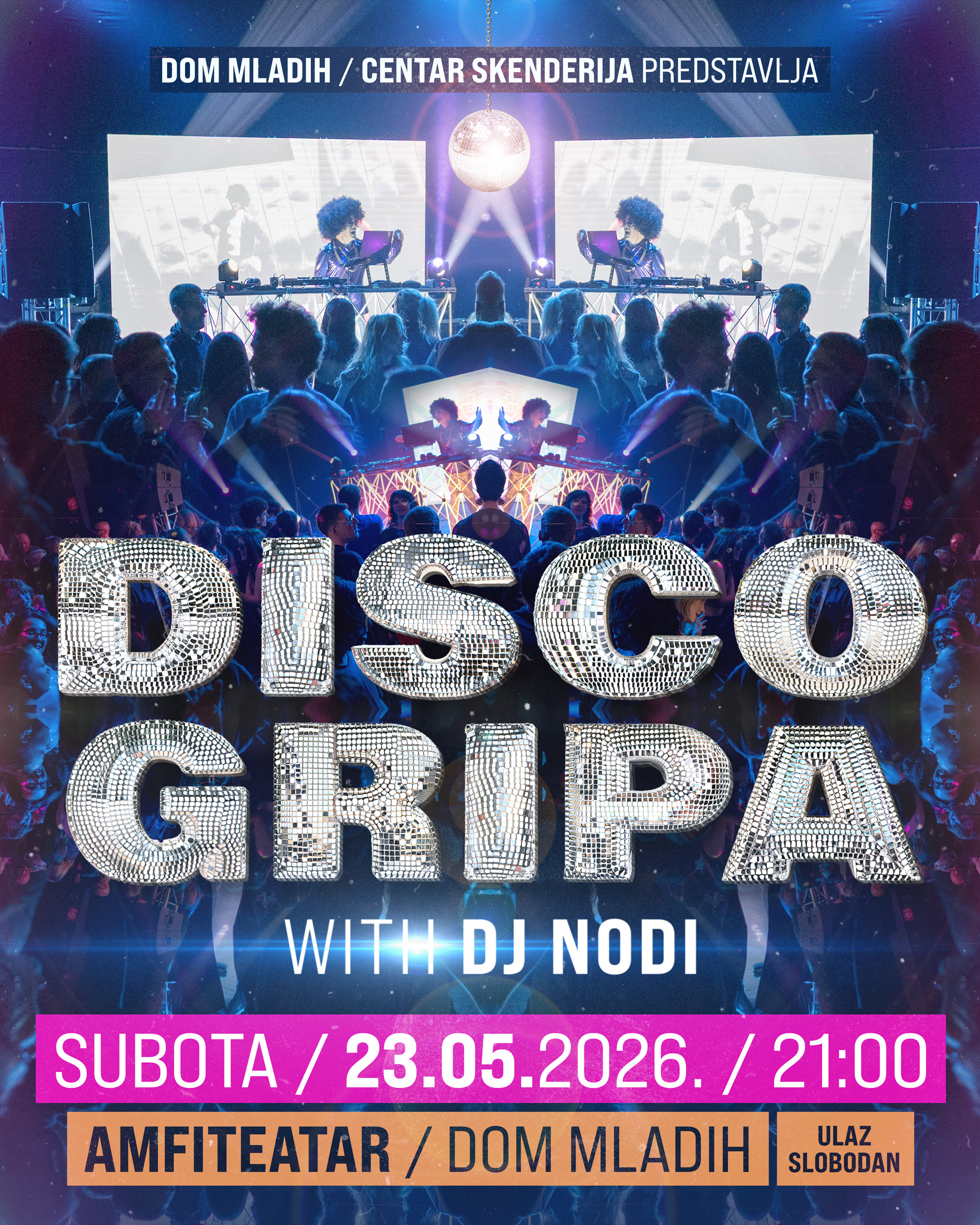 Nova Disco Gripa u Domu mladih