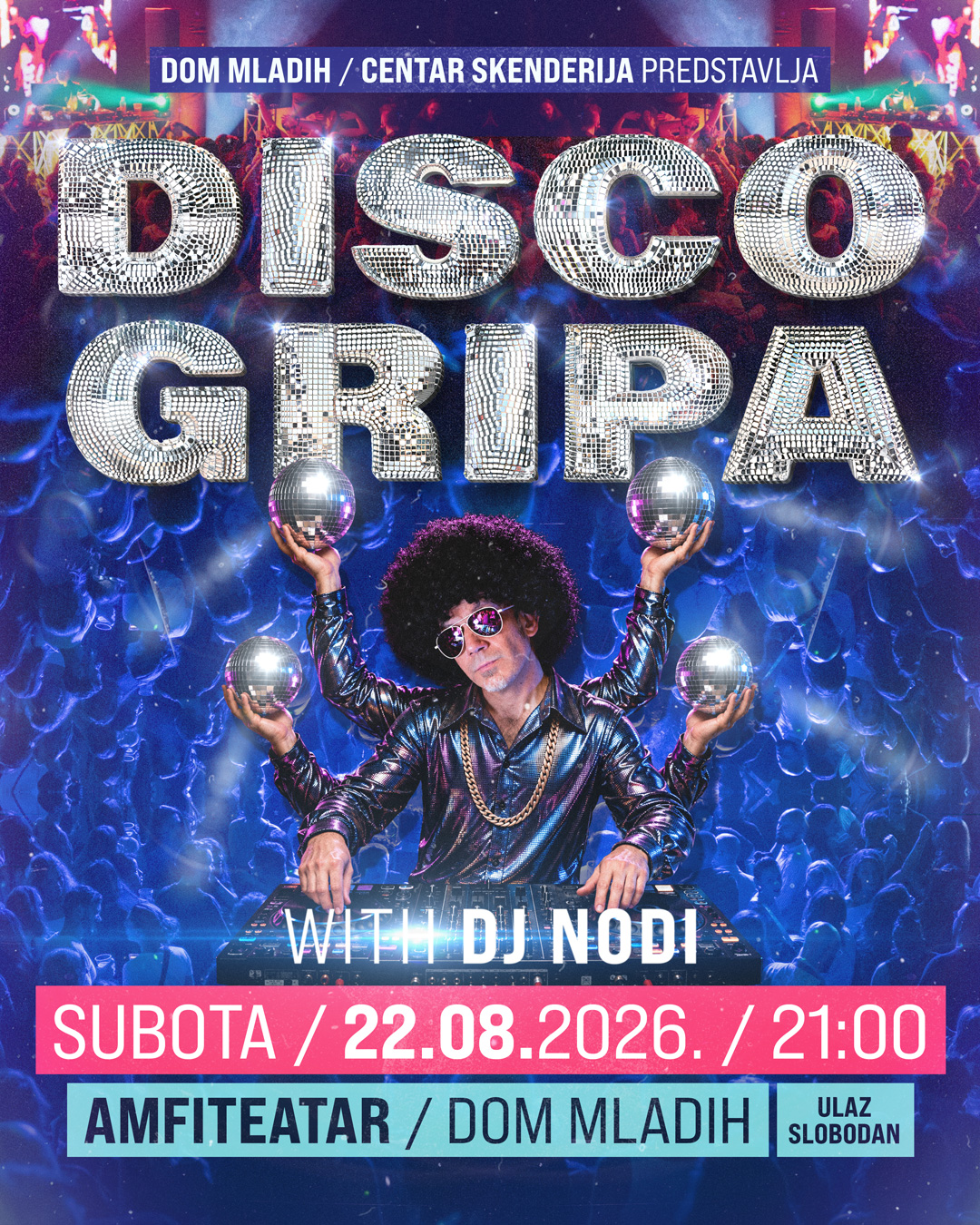 Nova Disco Gripa u Domu mladih