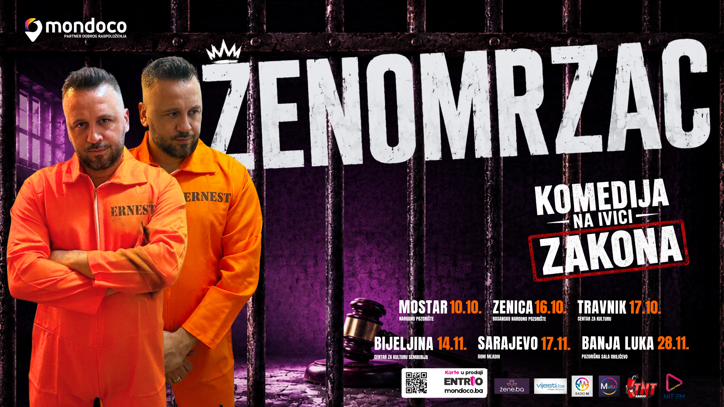 KOMEDIJA NA IVICI ZAKONA STIŽE U ŠEST GRADOVA!