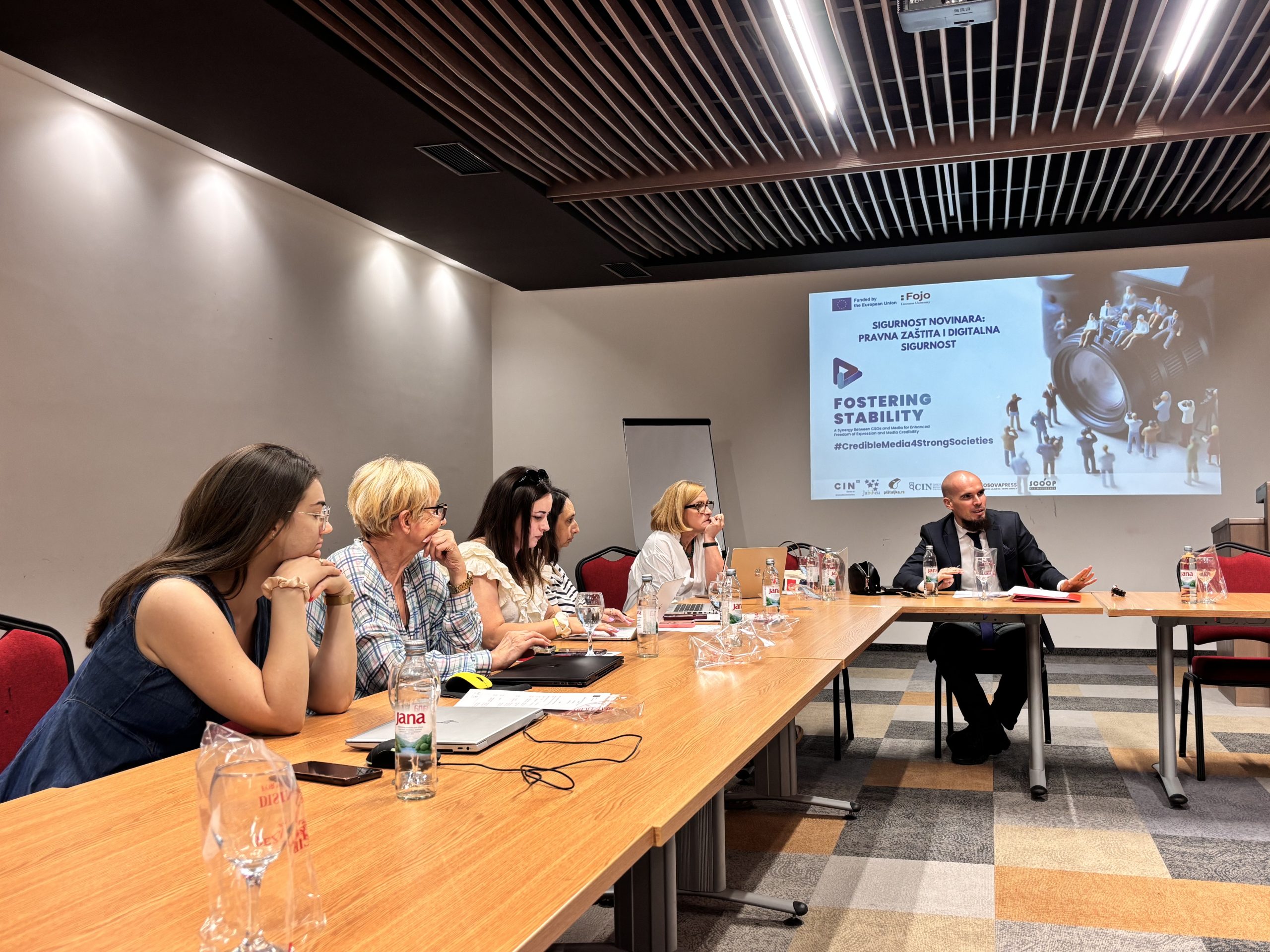 ODRŽAN DVODNEVNI TRENING O PRAVNOJ I DIGITALNOJ SIGURNOSTI NOVINARA